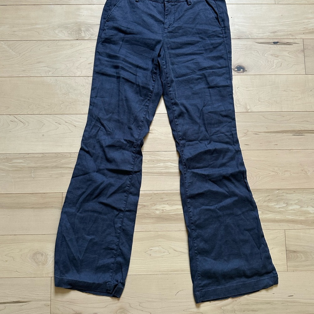 Newport linen flared pants